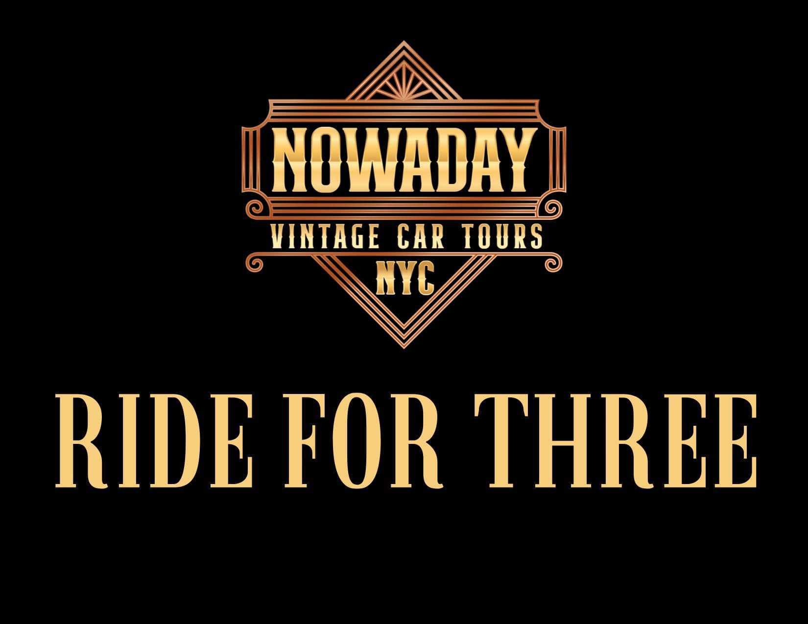Ride for Three gift card