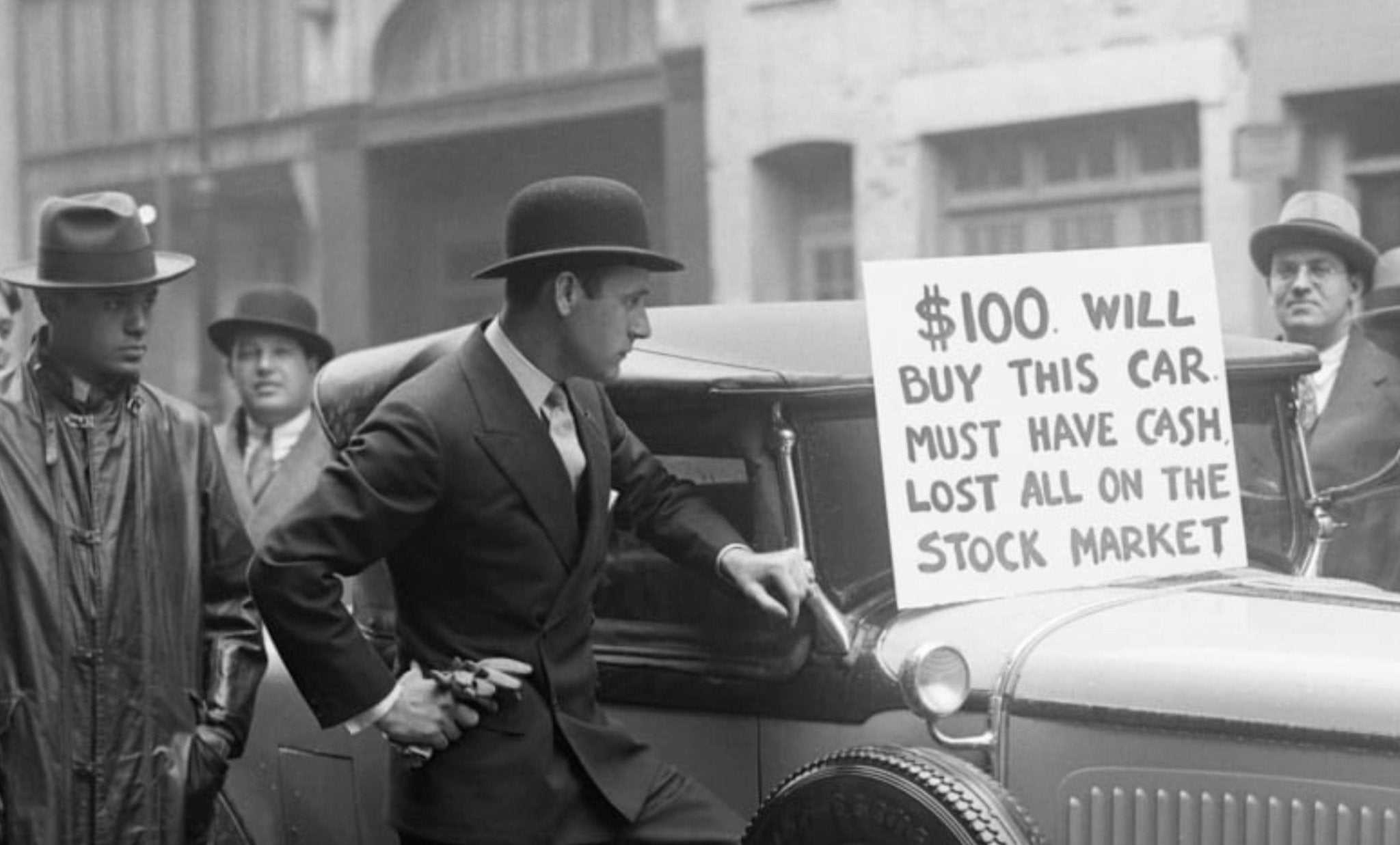 The 1929 Stock Market Crash - Nowaday Vintage Car Tours & Car Rental Service NYC